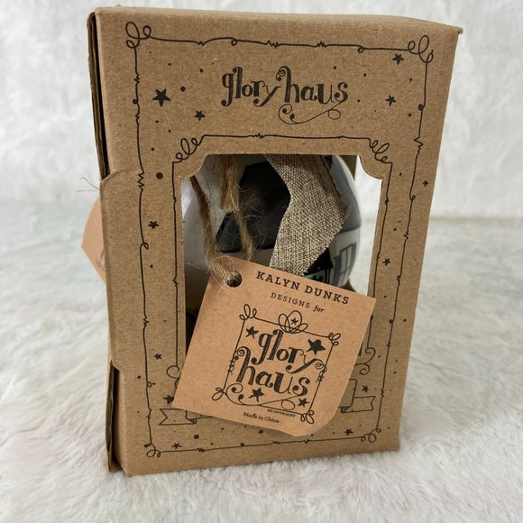 Glory Haus “Bless This Home” Christmas Ornament CottageCore - Picture 3 of 7